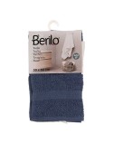 Serviette de toilette 30 x 0,5 x 50 cm Bleu (12 Unités)