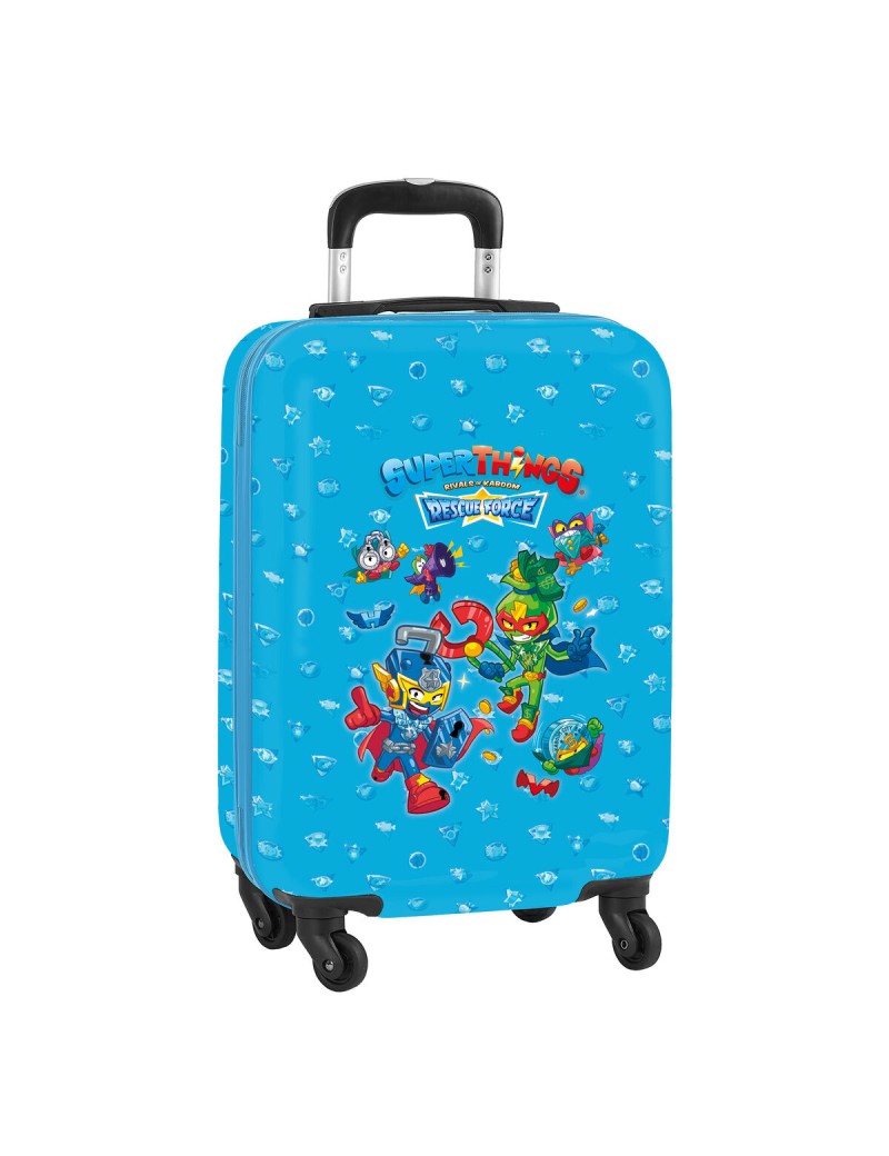 Trolley de Cabina SuperThings Rescue Force 34.5 x 55 x 20 cm Azul 20''
