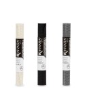 Antiscivolo Kinvara SJ-A101-1 Bianco Nero Grigio Gomma 30 x 90 cm