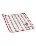 Tissu de cuisine Kinvara 1220 Blanc Rouge 50 x 0,3 x 50 cm (12 Unités)