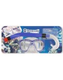 Taucherbrille mit Schnorchel Bismark Erwachsene PVC