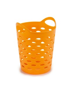 Cestino per Mollette Giallo Azzurro Arancio Rosa polistirene 14 x 17 x 14 cm (12 Unità)