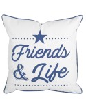 Cushion Positive Cobalt blue 45 x 45 x 12 cm