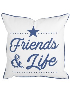 Cushion Positive Cobalt blue 45 x 45 x 12 cm