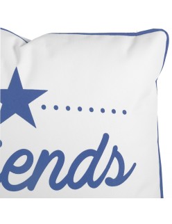 Cushion Positive Cobalt blue 45 x 45 x 12 cm