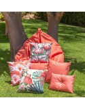 Cushion Sunset Red 45 x 10 x 45 cm