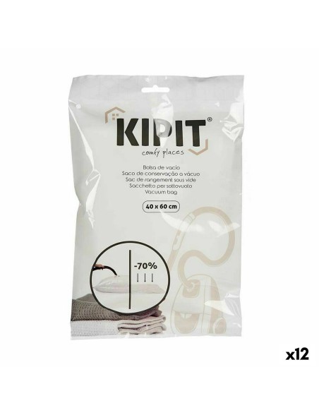 Sacchetti sottovuoto Kipit 54202 Trasparente Plastica 40 x 60 cm (12 Unità)