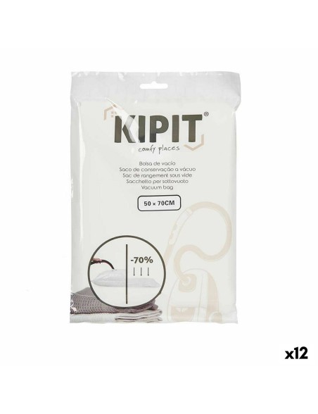 Sacchetti sottovuoto Kipit 54203 Trasparente Plastica 50 x 70 cm (12 Unità)
