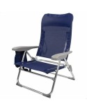 Strandstuhl Colorbaby Madeira Biegsam Marineblau 46 x 58 x 87 cm