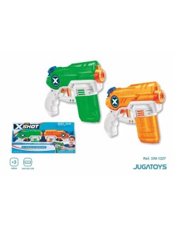Pistola de Agua X-Shot Warfare Double Small Stealth 2 Piezas 16 x 13 x 3 cm