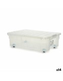 Scatola con Ruote per Organizzare 30 L 40 x 18 x 59,5 cm (14 Unità)