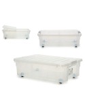 Scatola con Ruote per Organizzare 30 L 40 x 18 x 59,5 cm (14 Unità)