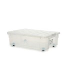 Scatola con Ruote per Organizzare 30 L 40 x 18 x 59,5 cm (14 Unità)
