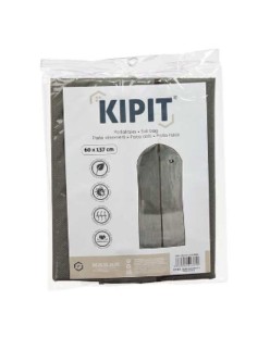 Portatrajes Kipit 42387 Gris Poliéster Polipropileno 60 x 137 cm (24 Unidades)
