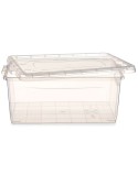 Boîte de rangement avec couvercle Transparent Plastique 22 L 32 x 20,5 x 50 cm (6 Unités)