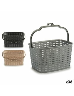 Cestino per Mollette Kipit 8990 Plastica 3 L 23,5 x 12,8 x 19 cm (36 Unità)