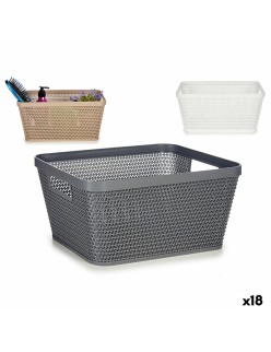 Cestino Multiuso Kipit 4720 Plastica 5 L 29,5 x 13 x 23 cm (18 Unità)