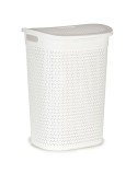 Cesto per i Panni Kipit 4790-3 Bianco Plastica 60 L 43,5 x 57,5 x 34 cm (6 Unità)