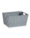 Cestino Multiuso Kipit A3-6883 Grigio Stoffa 5 L 30,4 x 14 x 20 cm (18 Unità)