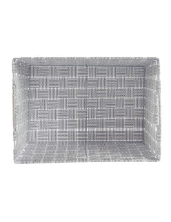 Cesto per i Panni Kipit A3-6875 Bianco Stoffa 10 L 25 x 20 x 35 cm (12 Unità)