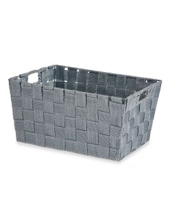 Cestino Multiuso Kipit A3-6883 Grigio Stoffa 5 L 30,4 x 14 x 20 cm (18 Unità)