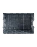 Cestino Multiuso Kipit A3-6883 Grigio Stoffa 5 L 30,4 x 14 x 20 cm (18 Unità)