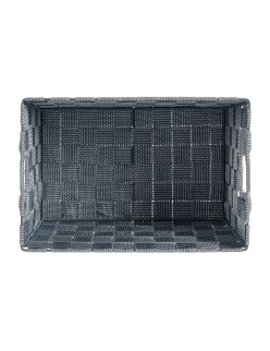 Cestino Multiuso Kipit A3-6883 Grigio Stoffa 5 L 30,4 x 14 x 20 cm (18 Unità)