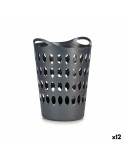 Panier à linge Anthracite Plastique 50 L 44 x 56 x 41 cm (12 Unités)