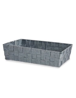 Cestino Multiuso Kipit 79812 Grigio Stoffa 3,8 L 34 x 8,5 x 21 cm (18 Unità)