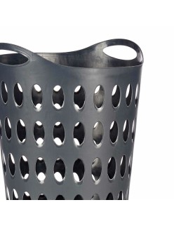 Panier à linge Anthracite Plastique 50 L 44 x 56 x 41 cm (12 Unités)