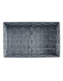 Cestino Multiuso Kipit 79812 Grigio Stoffa 3,8 L 34 x 8,5 x 21 cm (18 Unità)