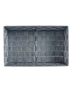 Cestino Multiuso Kipit 79812 Grigio Stoffa 3,8 L 34 x 8,5 x 21 cm (18 Unità)