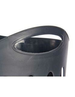 Cesto per i Panni Antracite Plastica 50 L 44 x 56 x 41 cm (12 Unità)