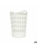 Cesto per i Panni Bianco Plastica 50 L 44 x 56 x 41 cm (12 Unità)