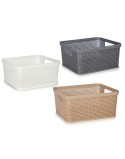Cestino Multiuso Kipit 4710 Plastica 2,5 L 24,5 x 10,4 x 18,5 cm (18 Unità)