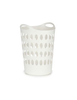 Cesto per i Panni Bianco Plastica 50 L 44 x 56 x 41 cm (12 Unità)