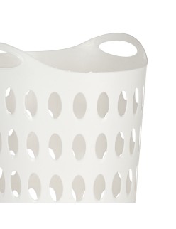 Cesto per i Panni Bianco Plastica 50 L 44 x 56 x 41 cm (12 Unità)