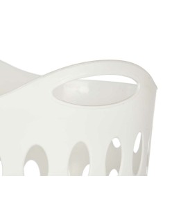 Cesto per i Panni Bianco Plastica 50 L 44 x 56 x 41 cm (12 Unità)