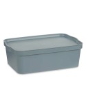 Scatola portaoggetti con coperchio Kipit TP595-2 Grigio Plastica 14 L 29,5 x 14,3 x 45 cm (12 Unità)