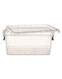 Scatola portaoggetti con coperchio Kipit TP545-1 Trasparente Plastica (12 Unità)