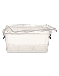 Scatola portaoggetti con coperchio Kipit TP545-1 Trasparente Plastica (12 Unità)