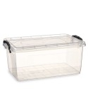 Boîte de rangement avec couvercle Kipit TP546-1 Transparent Plastique (12 Unités)