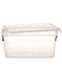 Boîte de rangement avec couvercle Kipit TP546-1 Transparent Plastique (12 Unités)