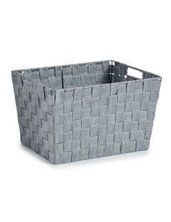 Cesto per i Panni Kipit A3-6875 Grigio Stoffa 10 L 25 x 20,5 x 35 cm (12 Unità)