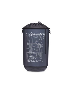 Wäschekorb Kipit Laundry Sevice Dunkelblau Kunststoff 40 L 34 x 52,5 x 34 cm (4 Stück)