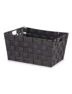 Cestino Multiuso Kipit A3-6883 Nero Stoffa 20 x 14 x 30 cm (18 Unità)