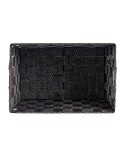 Cestino Multiuso Kipit A3-6883 Nero Stoffa 20 x 14 x 30 cm (18 Unità)