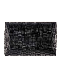Cestino Multiuso Kipit A3-6883 Nero Stoffa 20 x 14 x 30 cm (18 Unità)