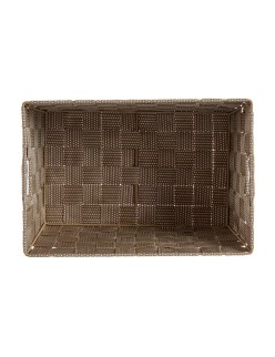 Cestino Multiuso Kipit A3-6883 Marrone Stoffa 5 L 30,4 x 14 x 20 cm (18 Unità)