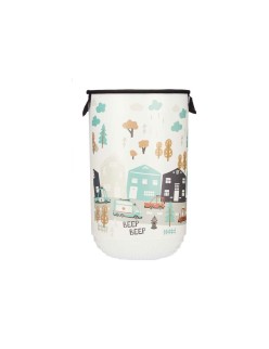Cesto per i Panni Kipit QOJA KESE-4 Plastica Per bambini Autostrada 40 L 34 x 52,3 x 34 cm (4 Unità)